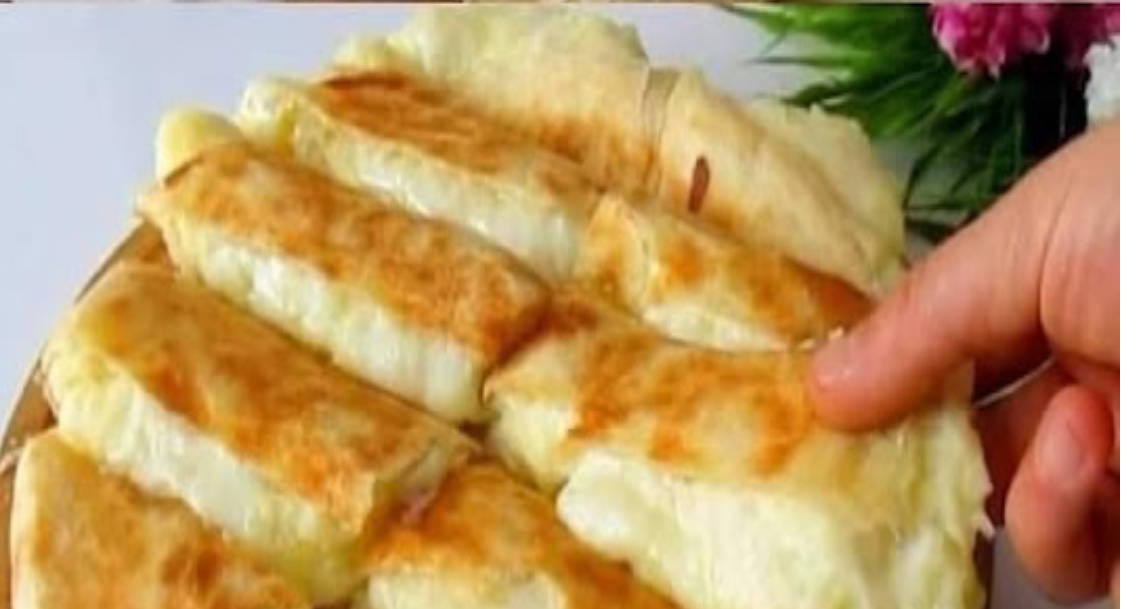 Recipe for Stuffed Flatbread with Cheese