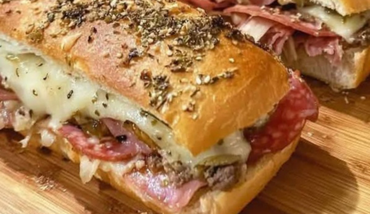 Giant Muffaletta Italian Sandwich