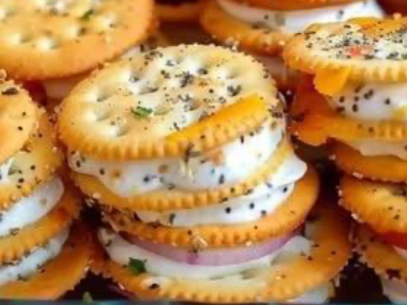 Irresistible Ritz Cracker Party Sandwiches