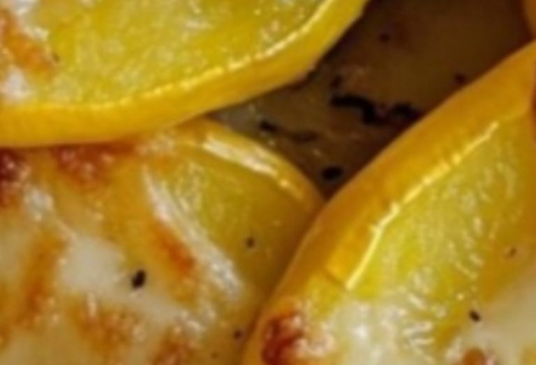 Cheesy Baked Squash Rounds