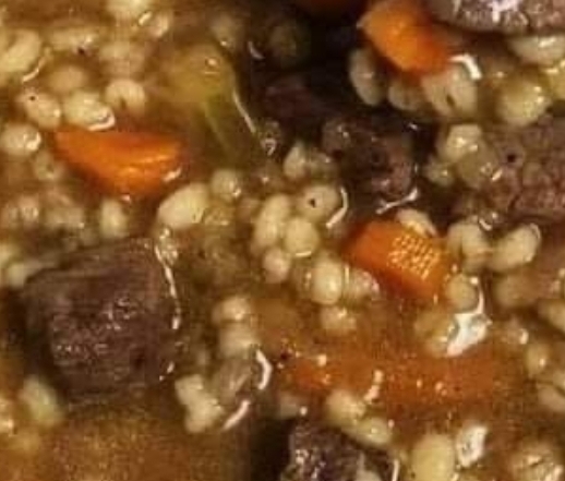 Beef & barley soup